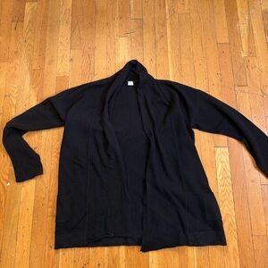 J. Crew Women’s Black Shawl Cardigan Sweater